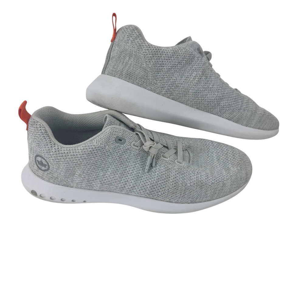 Supra Mens Gray‎ Knit Low Top Lace Up Casual Athletic Sneakers Shoes